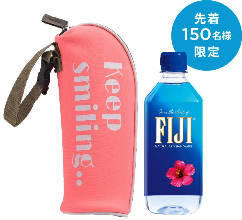 フィジーウォーター500ml&オリジナル ボトルフォルダー