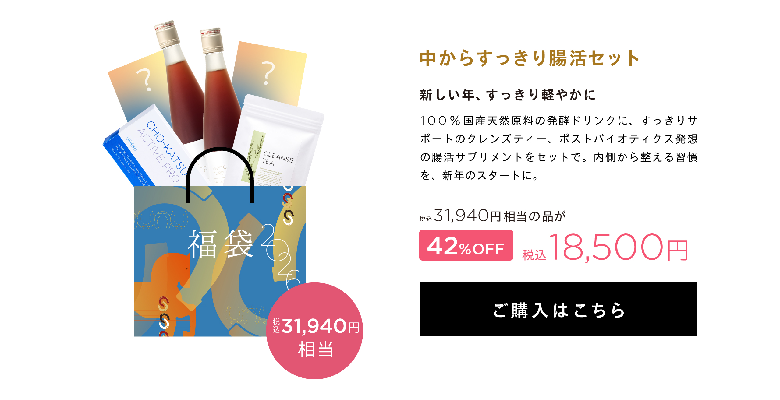 中からすっきり腸活セット